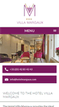 Mobile Screenshot of hotelvillamargauxparis.com
