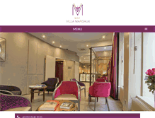 Tablet Screenshot of hotelvillamargauxparis.com